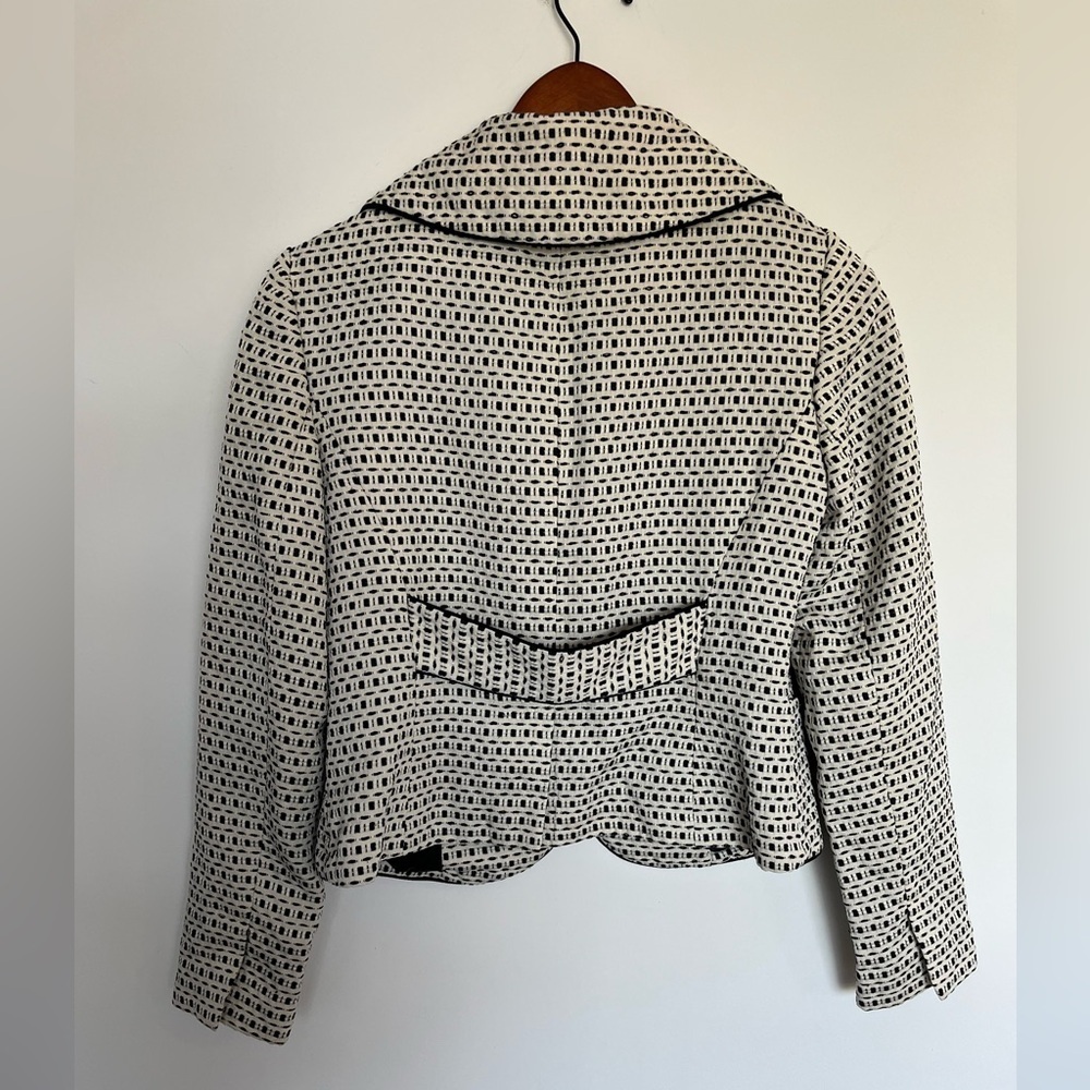 Nine&Co Chic Black and White Women's Jacket size 4 - Picture 5 of 6